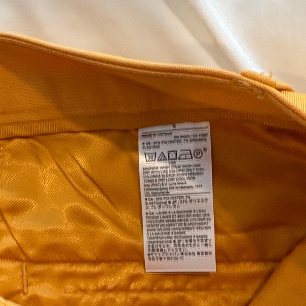 Banana Republic Sculpted Stretch Pants golden yellow/tan - Picture 3 of 8